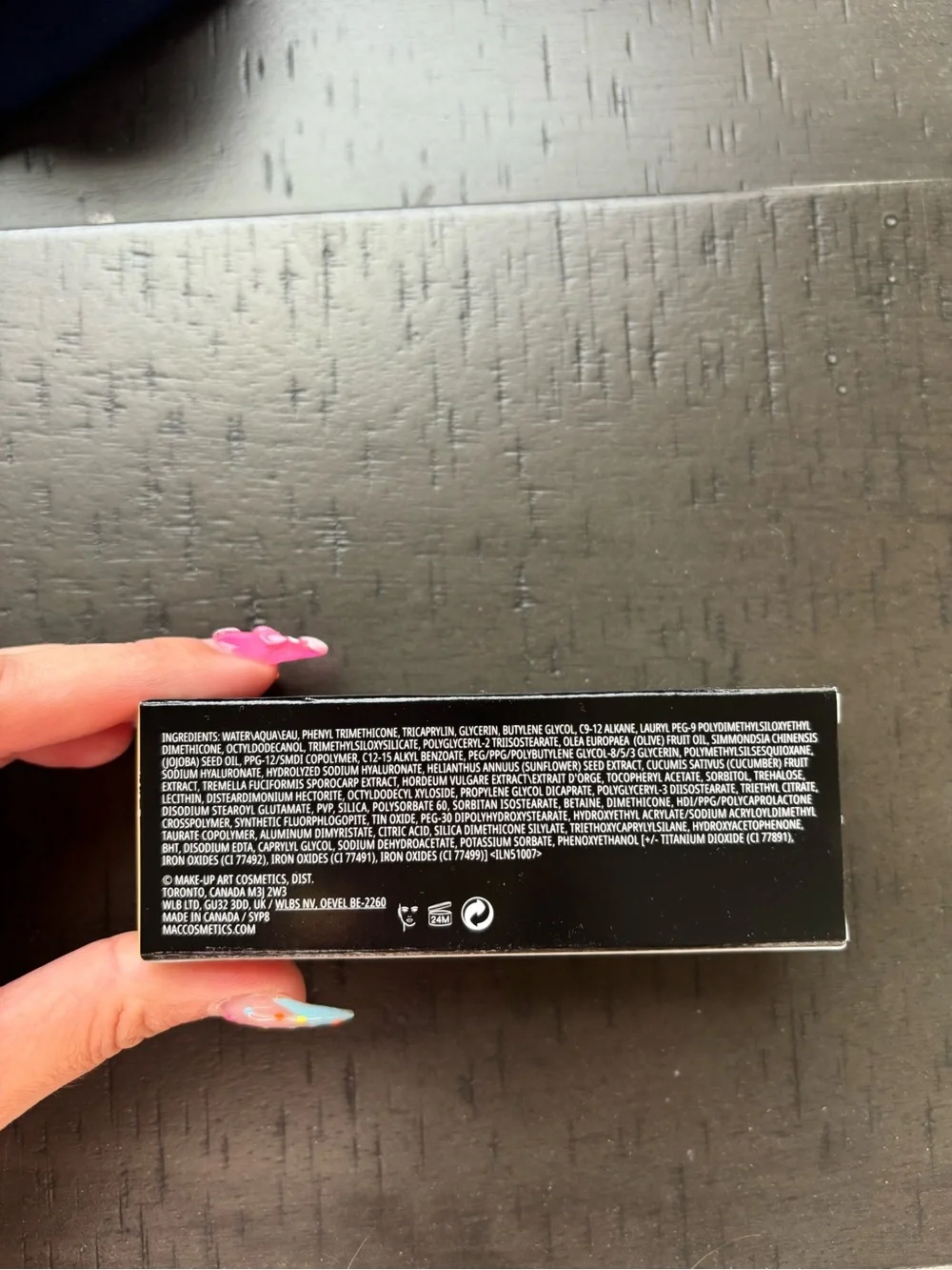 MAC Cosmetics Studio Radiance Serum-Powered Foundation — Black & Gold Box
